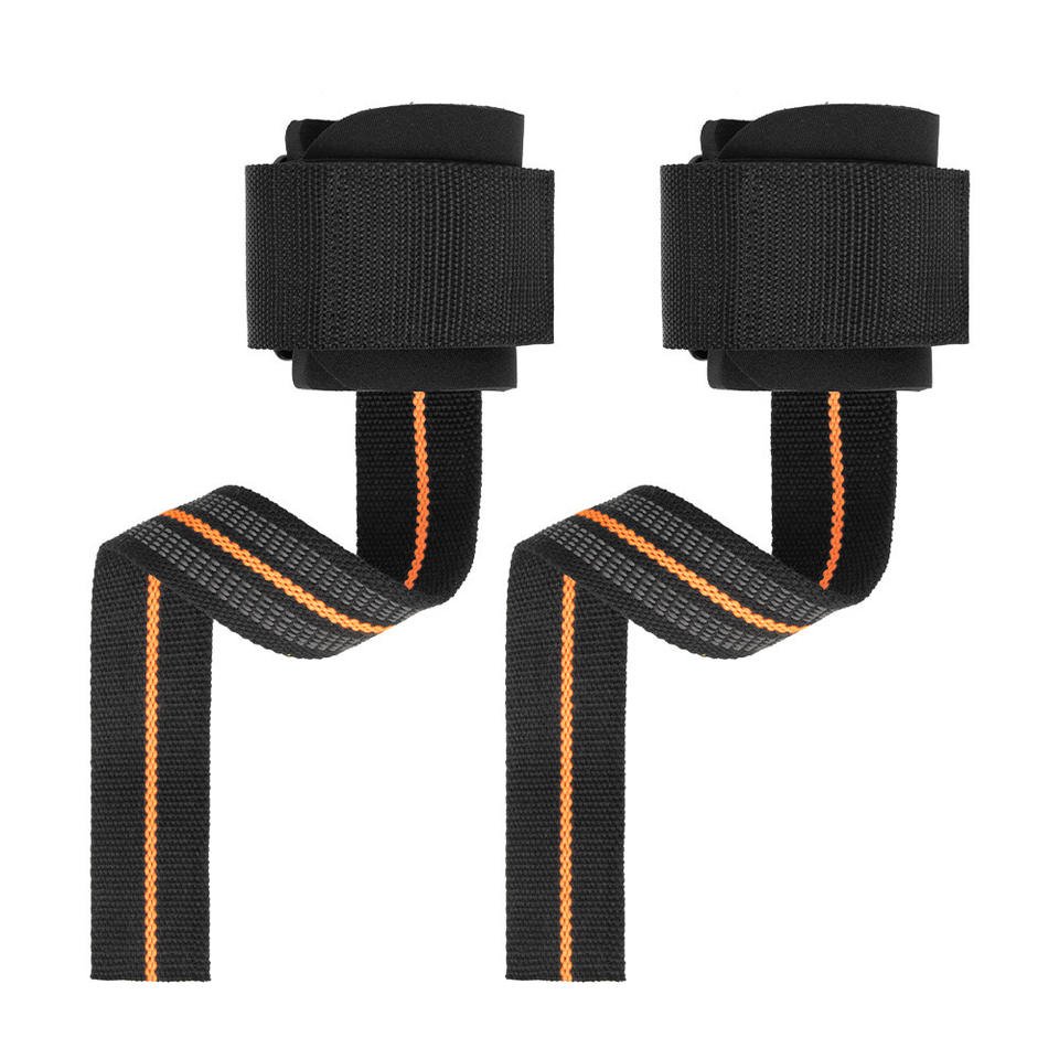 Custom Logo Adjustable Weight Lifting Wrist Straps Bodybuilding Powerlifting Strength Training Deadlifts Hand Lifting Straps - photo 2