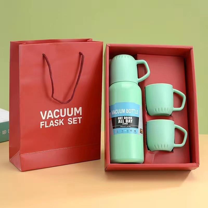 500ml Stainless Steel Vacuum Hip Flask and Cup Gift Set - photo 5