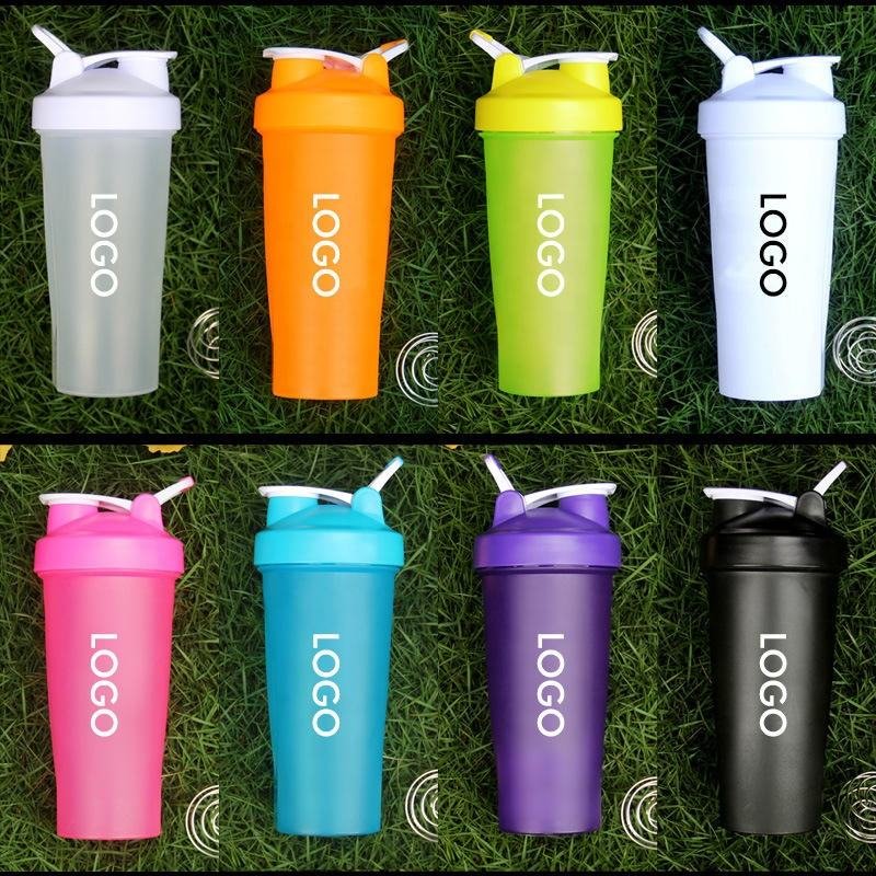 400ml 600ml 800ml Gym Protein Shaker Bottle Bpa Free Plastic Fitness Water Bottle Sports Mixer Cup Quick Dissolve Shaker - photo 2