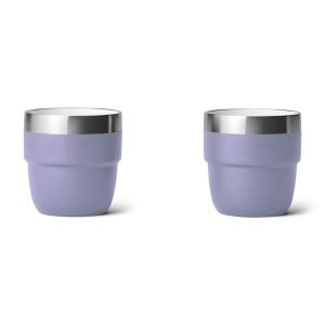 Gobelet à café empilable en acier inoxydable doublure céramique personnalisable 4oz