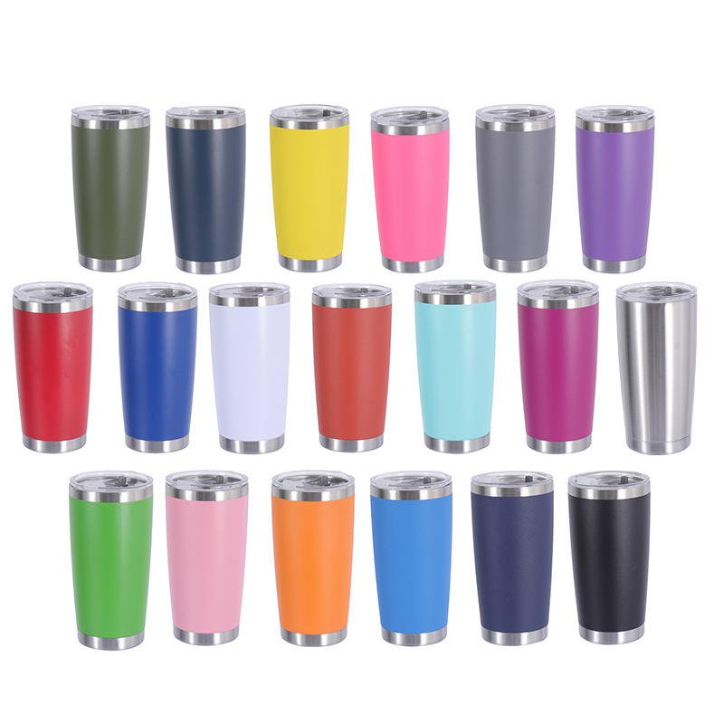 Wholesale 20oz Stainless Steel Double Wall Vacuum Insulated Reusable Coffee Travel Mug