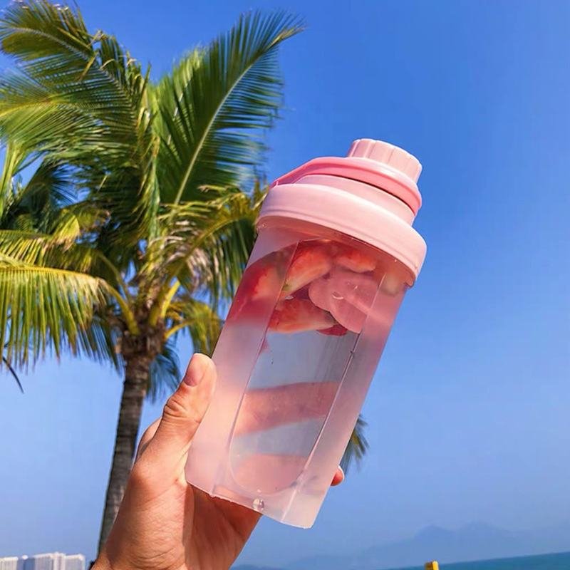 Custom Logo 20OZ Bpa Free Plastic Protein Shake Mixer Shaker Bottle With Ball - photo 4
